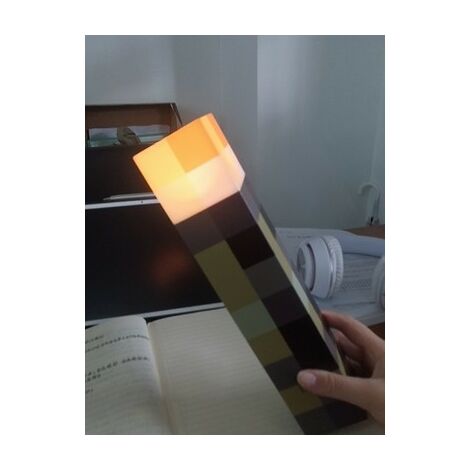 Minecraft Jeu Torche Lampe Led Night Light Chambre Decor Cadeau