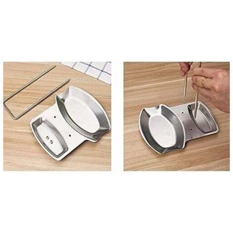 Repose-cuillère En Acier Inoxydable Or – Support De Spatule Pour Comptoir De Cuisine