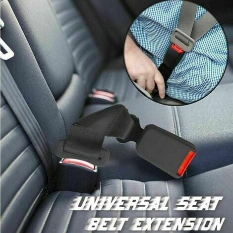 Rallonge de ceinture de sécurité Rallonges de ceinture de sécurité pour  voiture Boucle de ceinture de sécurité 23cm Ceinture d'extension gris 