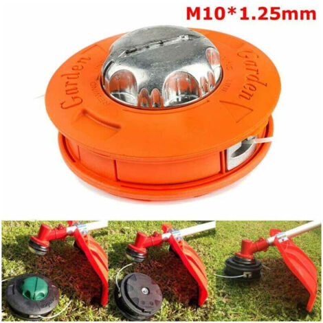 Têtes De Débroussailleuse Universelle M10 X 1,25, Tête De Bobine De Debroussailleuse A Essence Universelle Compatible Avec Coupe Bordure Electrique Debroussailleuse Essence De Jardin 2 Pieces 72116135