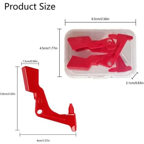 INJORA ESC Einfachen Start Auslösen Schalter Für 1/10 RC Crawler Auto Traxxas TR