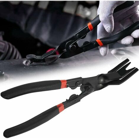Set De Pinces à Déclipser - 3 Pinces Pour Retirer Clips Plastique Auto, Vélo - Poignée Ergonomique, Métal Robuste - 14