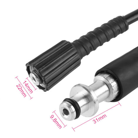 Convient pour Karcher K2 K3 K4 K5 6M / 8M / 10M tuyau de pulverisation de tuyau de nettoyage sous pression 8M