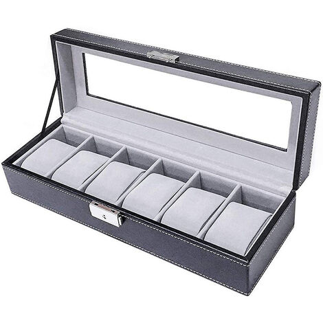 6 Coussins Présentation Montre – Oreiller Velours Noir 6,8x4,5x3 Cm – Pour Bijoux Et Rangement - 6
