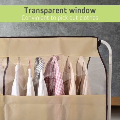 Housses Anti-Poussière Pour Vêtements - 2x130x50x150cm + 5x60x80cm | Protection Clôture PEVA Transparent
