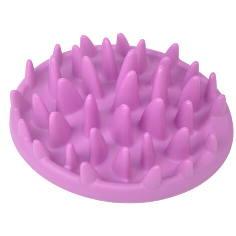 Gamelle Anti-glouton pour Chien et Chat - Évite de Manger Trop Vite (Violet) (1/5)