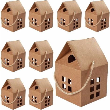 26 Pcs BoîTes En Papier Kraft, Petits Coffrets Cadeaux Kraft BoîTe Cadeau En Papier Kraft BoîTes-Cadeaux(Kraft) (1/5)