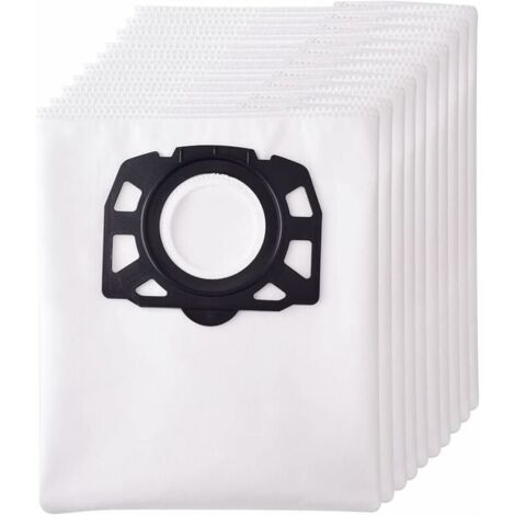 For Lot de 10 Sacs pour Aspirateur Karcher wd4 wd5 wd6 mv4 mv5 mv6 (1/5)