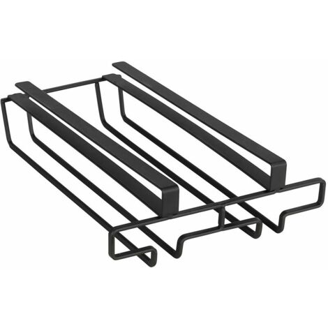 Rangement de placard cuisine - Porte 6 Verres - 22 x 26 x 7.5cm (1/4)