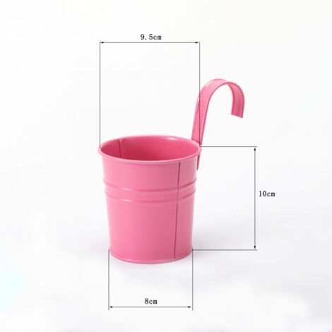 Mini Seaux Métalliques à Suspendre – Lot De 2, Couleur Orange, Pour Décoration Mariage, Fête, Ou Petits Pots De Fleurs - 7