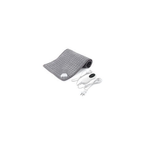 OneAmg Coussin Chauffant 44x84cm Avec Minuterie - 6 Niveaux Chaleur, Télécommande, Lavable - Soulage Douleurs