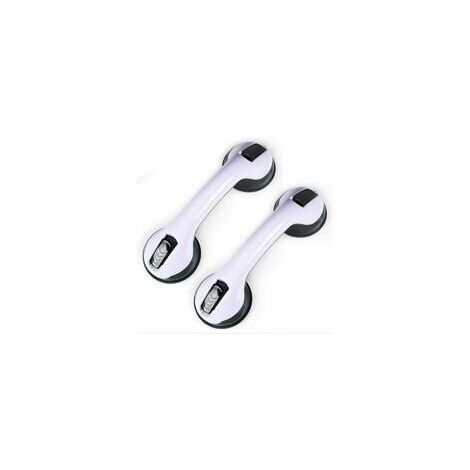 2PCS Ventouse de Poignée Douche, Poignée de Baignoire en Plastique (Aucun Perçage Requis), Pour Salles de Bain, Enfants et Personnes Handicapées (1/5)