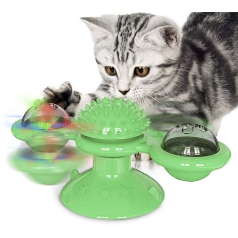 Jouet Interactif Rechargeable Pour Chat Avec Lumière LED - 3 Modes, évitement D'obstacles 360°, Durable Et Silencieux