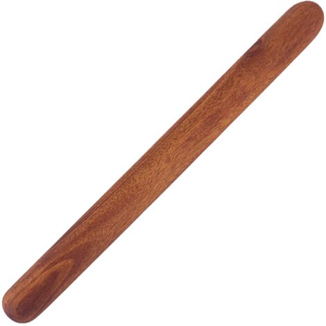 Rouleau à pâtisserie (12 pouces) rouleau à pâtisserie en bois pour pizza, pâtes, fudge, boulettes, pâte à pain, poêles antiadhésives (1/5)