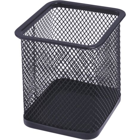 Porte-stylo pour bureau, porte-gobelet en treillis métallique pour organisateur de bureau pour fournitures de bureau (1/5)