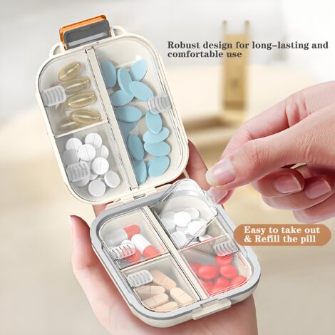 Boîte à Pilules Hebdomadaire 7 Conteneurs De Pilules Pour Médicaments, Vitamines, Huile De Poisson - Chine Conteneurs Pour Pilules Et Conteneurs Pour Pilules 7 Jours Prix