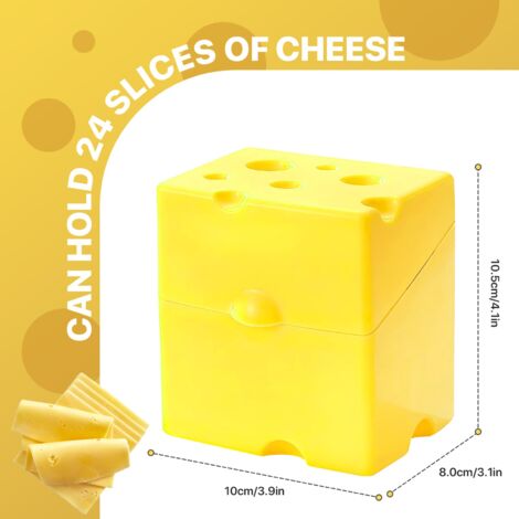 Récipient à tranches de fromage pour réfrigérateur, récipient à fromage