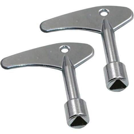 2 Pièce Clé Triangulaire en Métal,Clés Triangulaires,Clé de la Boîte du Compteur pour Armoire de Compteur Électrique à Eau de Gaz (1/5)