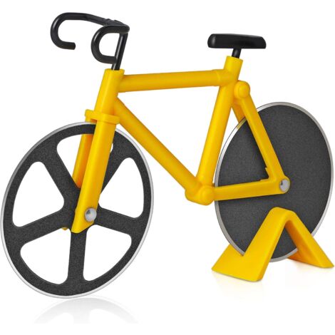 Coupe-pizza pour vélo, trancheuse à pizza antiadhésive pour vélo, (1/3)