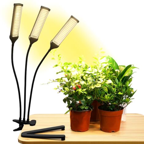 Lampes pour plantes d'intérieur, lampes de croissance d'intérieur à spectre complet avec minuterie (1/4)