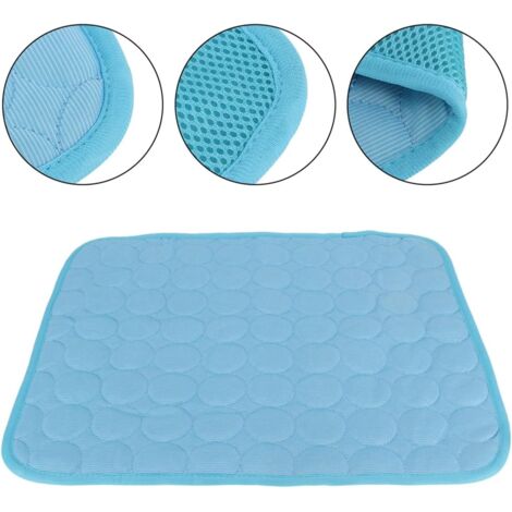 Tapis Rafraîchissant Pour Animaux De Compagnie, Tapis Rafraîchissant D'été Portable  Bleu, 30 X 40 Cm 99189508