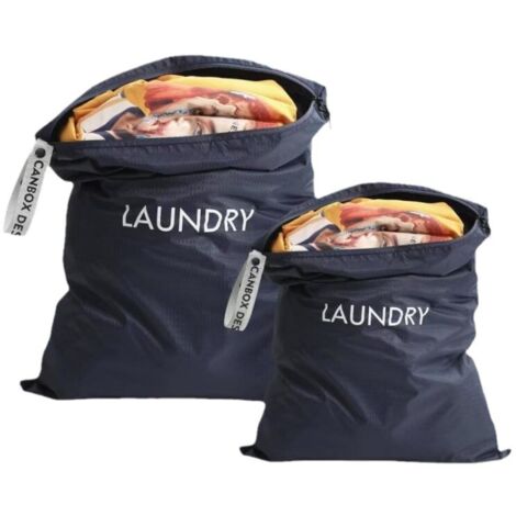 Sacs de rangement de voyage, housse à vêtements, sac absorbant l'humidité, lot de 2 — (1/5)