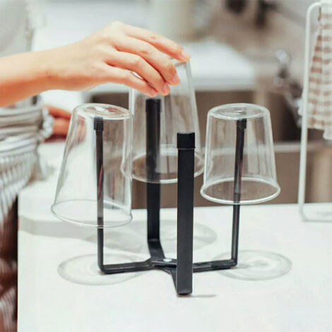 Égouttoir à Biberons Avec Couvercle - Rangement Anti-poussière Et Bac De Vidange Amovible | Boîte De Séchage Pour Bouteilles Bébé, Portable Et Pliable - 5