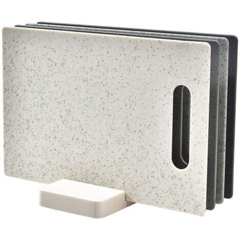 Lot de 4 planches en plastique avec support 28,3 x 18,5 x 0,3 cm (1/5)