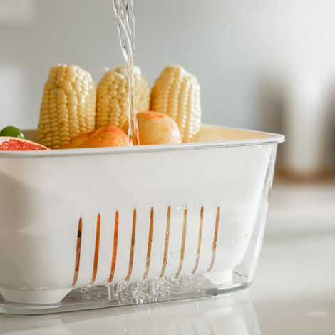 Panier De Lavage Des Fruits, Passoire Pour Laver Les Légumes - Bassin à