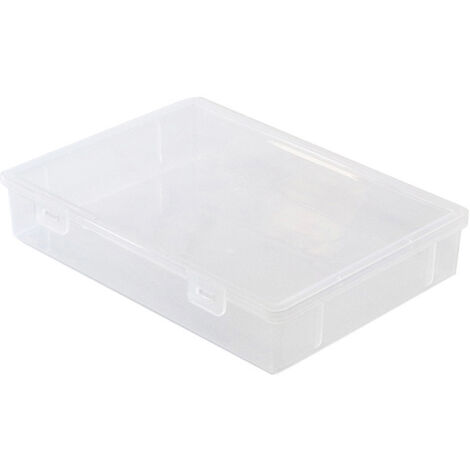 Boîte de classement transparente Tommoy01, étanche à la poussière et à l'humidité, avec couvercle, pour documents (1/4)