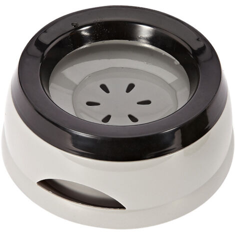 Gamelle d'eau anti-déversement pour animaux, modèle portable anti-bave, grise (1/5)