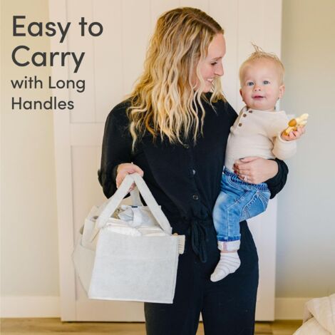 Sac à Langer Suspendu étanche 40x70cm | Tissu PUL, Lavable – Pour Couches, Cosmétiques, Voyage