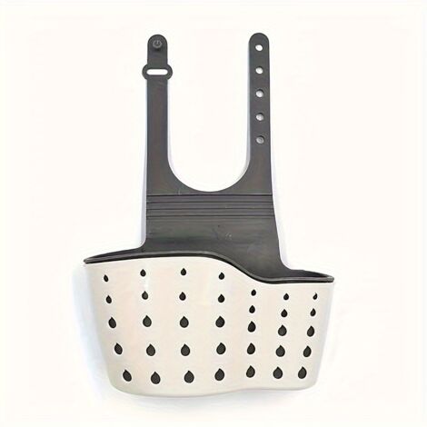 Panier suspendu pour lavabo avec support en silicone beige – (1/5)
