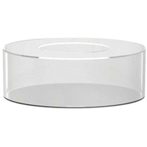 Présentoir à gâteaux rond en acrylique transparent, idéal pour y insérer des objets, 15 cm (6 pouces) (1/4)