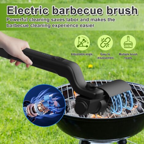 Brosse électrique pour barbecue, brosse électrique sans fil et