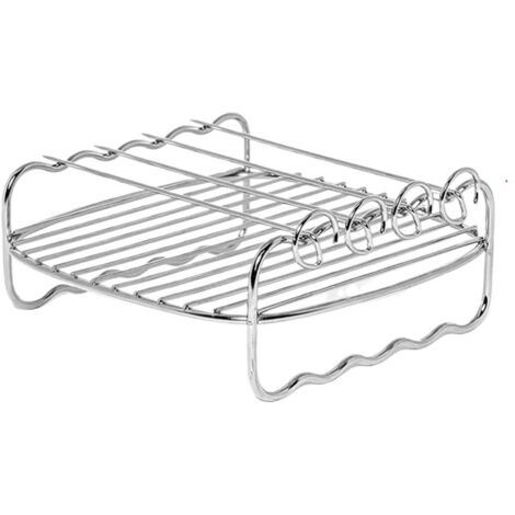 Grilles compatibles pour friteuse à air chaud, grilles de four carrées/rondes/rectangulaires, accessoires pour friteuse à air chaud. (1/4)