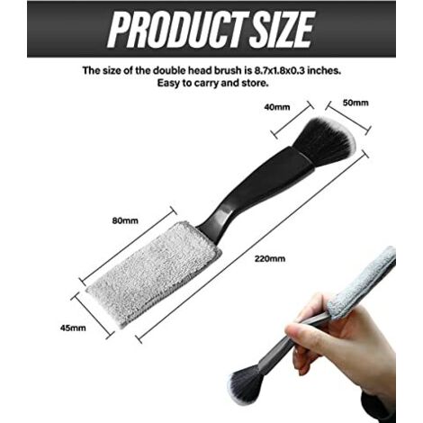 Brosse Dépoussiérante Pour Voiture Et Intérieur - Manche Télescopique 24-72 Cm, Anti-rayures - Pour SUV, Camping-car, Moto, Maison