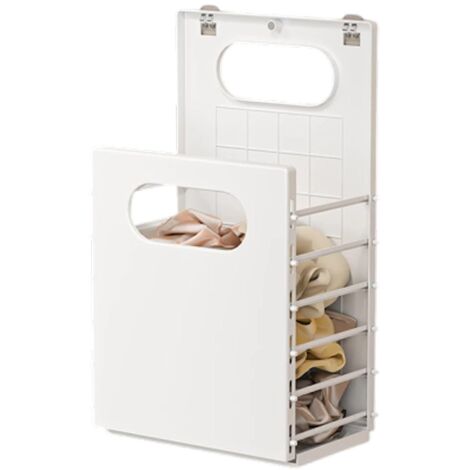 Panier à linge pliable et portable pour salle de bain, étendoir à linge ménager, panier à linge (1/4)