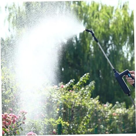 Lance D'Arrosage Électrique Télescopique Et Ergonomique - Acier Inoxydable - Pour Arroser Jardin, Pelouse, Fleurs Et Potager