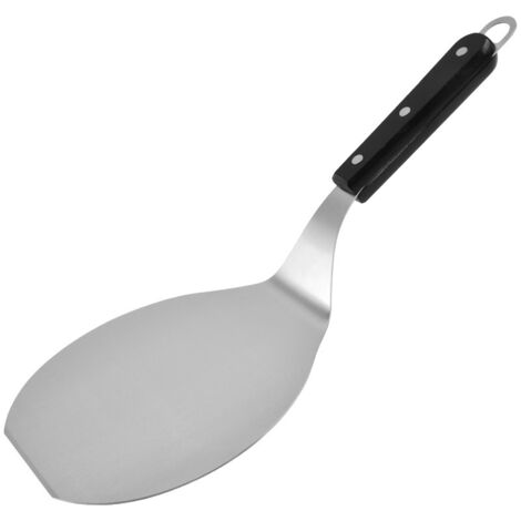 Pelle à pizza ronde en acier inoxydable, à suspendre, également pour les gâteaux et la viande (1/5)