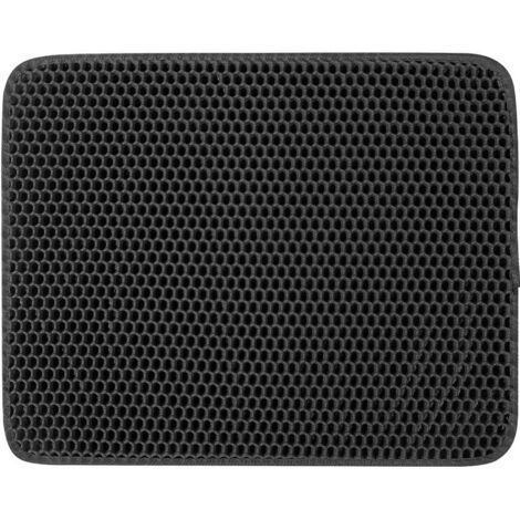 Tapis de sable double couche 45 x 60 cm, imperméable et durable, filtre à gravier (1/5)