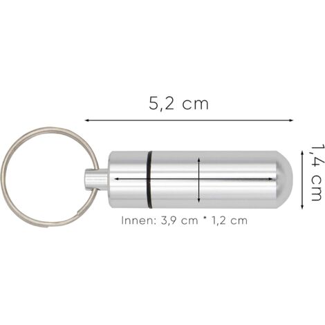 Porte-clés Avec Thermomètre Intégré - Gamme -20°C à 48.9°C, Design Compact 6x3.1cm, Parfait Randonnée Et Camping