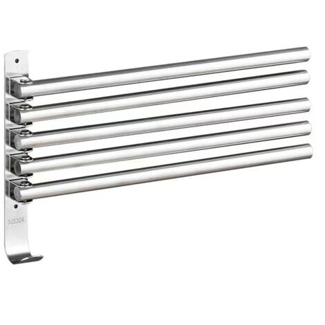 Lot 18 Barres Porte-Serviettes MaxHold – Ventouse Puissante Sans Perçage, Acier Inox 304, Fixation Murale Cuisine Ou Salle De Bain