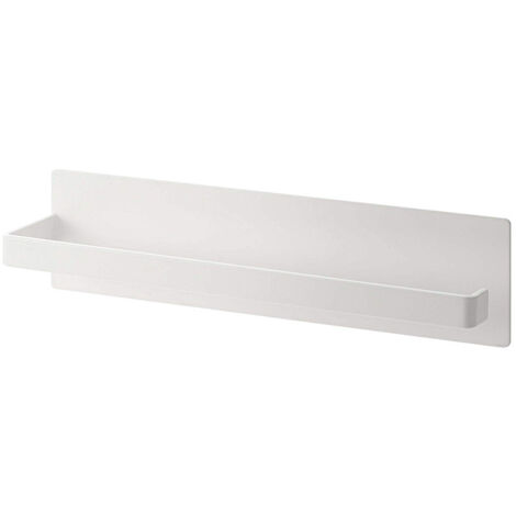 Porte-rouleau de papier toilette simple – Étagère adhésive – Porte-serviettes et mouchoirs – Blanc (1/5)
