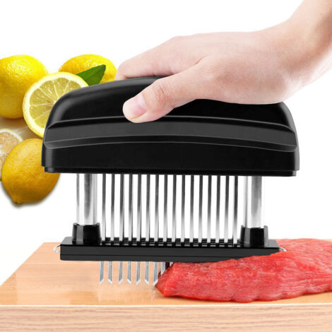 Attendrisseur de viande à aiguilles en acier inoxydable – Professionnel pour steaks – (1/5)