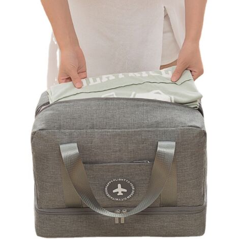 Sac De Sport Voyage 50L - Bandoulière Amovible, Organiseur Avec Poches - Pour Week-end, Affaires Ou Entraînement - 9