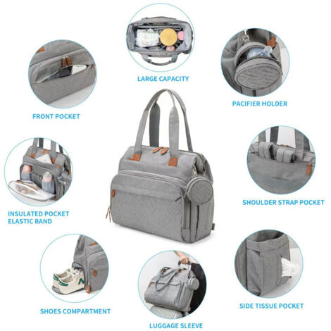 Sac A Langer Pour Bébé | Mini Sacs à Couches Universels | Sac De