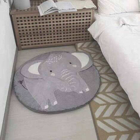 tapis de sol éléphant dessin animé-Ensoleillé