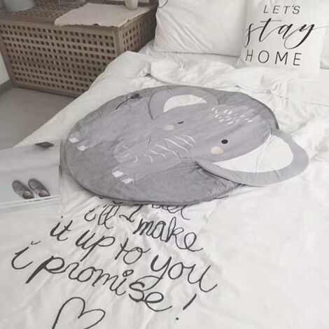 tapis de sol éléphant dessin animé-Ensoleillé