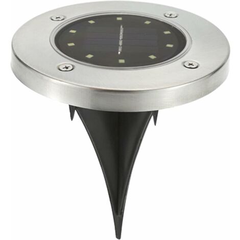 Lampe solaire souterraine en acier inoxydable 10 Led-Ensoleillé (1/3)